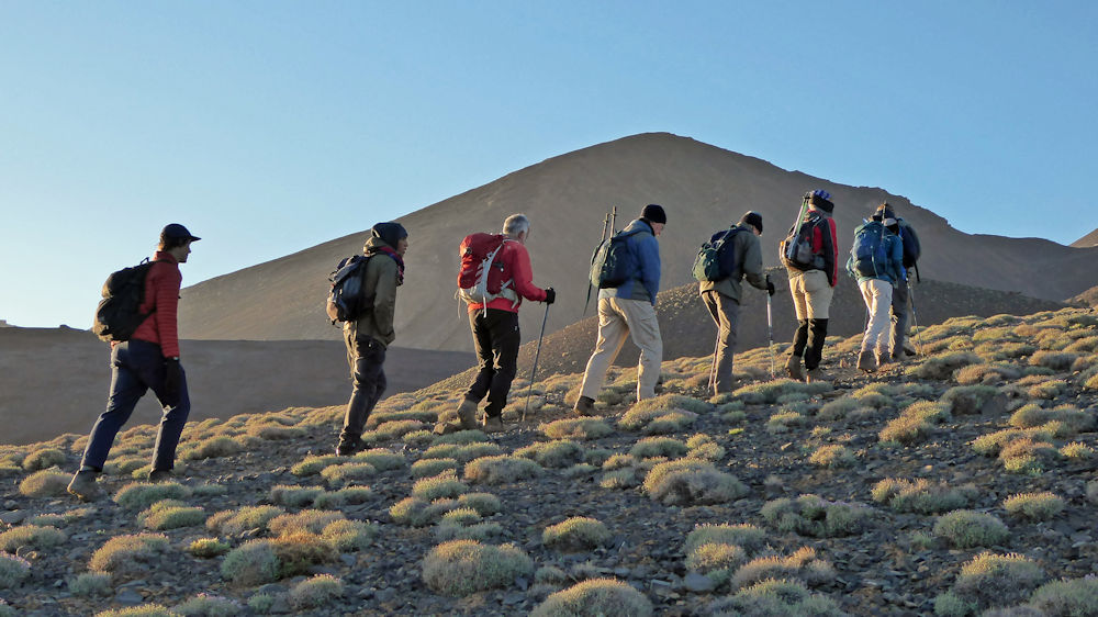 Early start for the Mgoun summit, photo by Ed Bramley